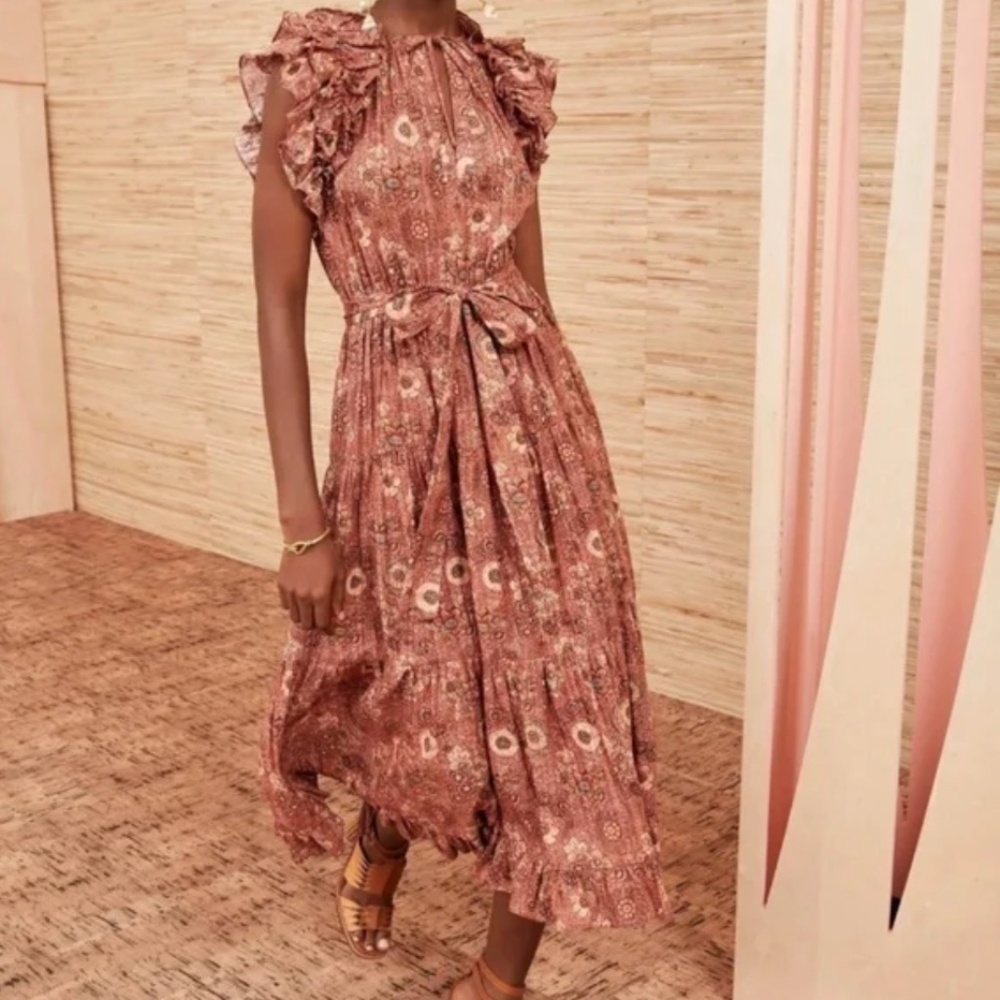 ULLA JOHNSON Virginia Midi Dress
